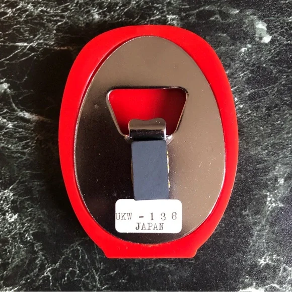 Set of Mini Daruma Doll & Bottle Opener with Refrigerator Magnet - Picture 4 of 16